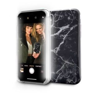 Lumee Black Marble Selfie Case IPHONE X/XS